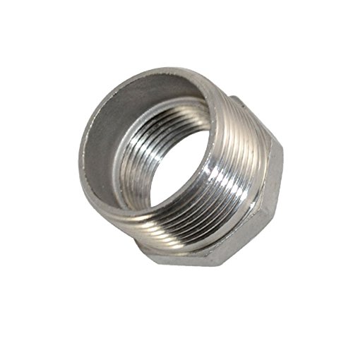 Thread Reducer Bushing 1-1/4" Male x 1" Female Adapter Pipe Fitting with Stainless steel 304 NPT