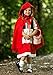 Fun Costumes Kids Deluxe Little Red Riding Hood Costume for Girls, Fairytale Halloween Dress Outfit, Storybook Character Costumes X-Small