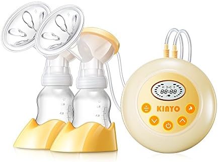 [Upgrade Version] KINYO Double-Core Electric Double Breast Feeding Pumps Milk Suction 9-Grade Adjustment Milkpump BPA Free Certificated