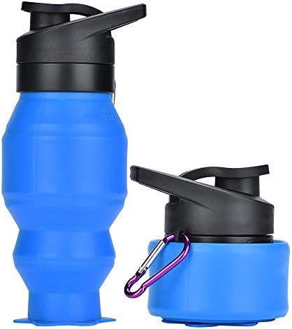 GOGOKING Best-Selling Outdoor Sports Kettle Leak-Proof Silicone Collapsible Water Bottle 18 Oz Travel Fitness Unisex Water Cup