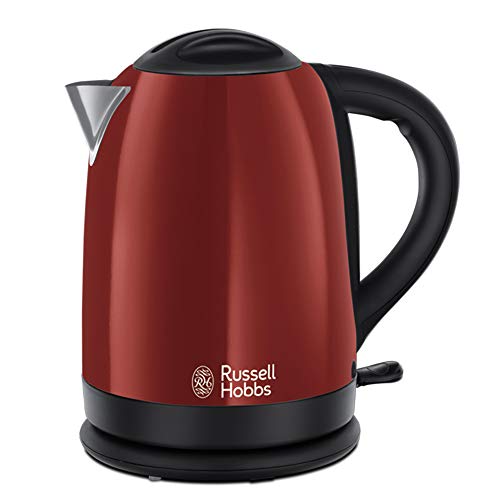 Russell Hobbs Dorchester Kettle, Red, 1.7 Litre, 3000 Watt Red