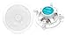 8&rdquo; Ceiling Wall Mount Speakers - 2-Way Weatherproof Full Range Woofer Speaker System (Pair) Flush Design w/ 55Hz-22kHz Frequency Response 400 Watts Peak & Template for Easy Installation - Pyle PWRC81 primary