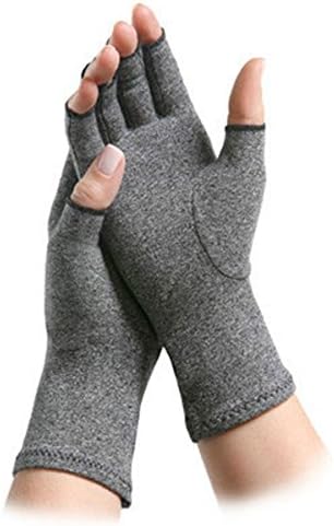 Imak arthritis Gloves Compression Blood Circulation Cotton Lycra Breatheable (Large = up to 4")
