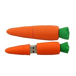 8GB Carrot Shape USB Flash Drive USB 2.0 Memory