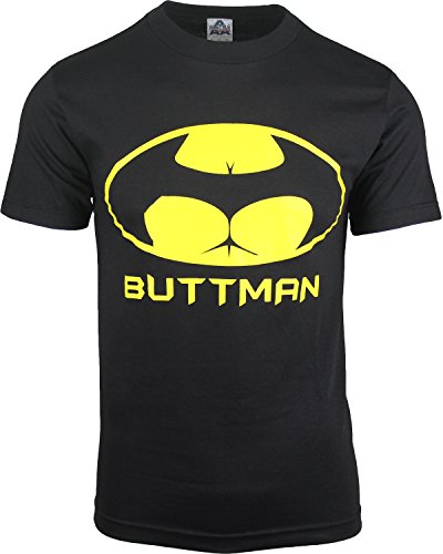 ShirtBANCInner Superhero Mens Buttman Hilarious Shirt Funny Parody Design Tee