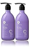 Luseta Biotin & Collagen Shampoo & Conditioner Set 2 x 16.9oz - Thickening for Hair Loss & Fast Hair Growth - Infused with Argan Oil to Repair Damaged Dry Hair - Sulfate Free Paraben Free