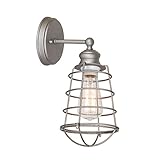 Design House 519702 Ajax 1 Light Wall Light, Galvanized Steel Finish (Tools &amp; Home Improvement)