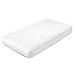 aden by aden + anais Classic Crib Sheet, 100% Cotton Muslin, Super Soft, Breathable, Tailored Snug Fit, Dove