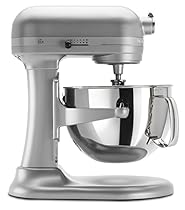 KitchenAid KP26M1XNP 6 Qt. Professional 600 Series Bowl-Lift Stand Mixer - Nickel Pearl