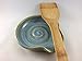 Spoon Rest, Ceramic Spoon Rest in Opal Blue