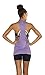 icyzone Workout Tank Tops for Women - Running Muscle Tank Sport Exercise Gym Yoga Tops Athletic Shirts(Pack of 3) (L, Black/Grey/Lavender)