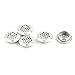 uxcell 5pcs Air Vent Stainless Steel Round Circular Soffit Vent Mesh Hole Louver for Kitchen Bathroom Cabinet Wardrobe