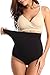 HOFISH Women's Maternity Over Bump Briefs Antibacterial Crotch Lining Black 2 Pack Medium