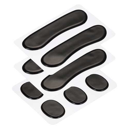 MECCANIXITY 10 Pcs Drum Dampeners Gel Pads Silicone Mute Pads Drum Silencers Drum Dampeners Moon Gels Black 30x25x3mm/98x22x2mm for Drums Cymbals Tone Control at Amazon