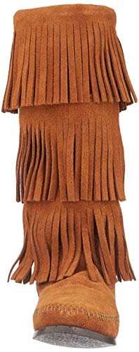 minnetonka three layer fringe boot