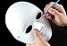 White Masks,FunPa 12PCS Paper Face Mask Costume Mask DIY Cosplay Mask Half Dance Mask for Adult Kids Mardi Gras Halloween Party Costume Women
