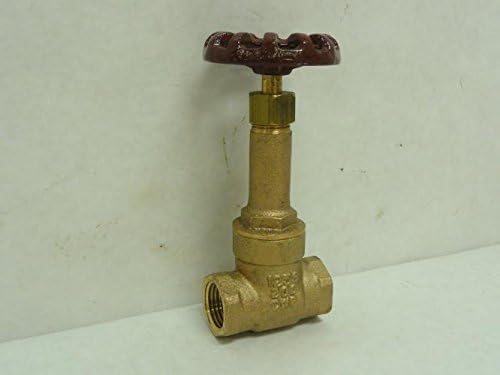 Crane 1700.5 Inline Gate Valve, Bronze, 1/2 FNPT, 200WOG