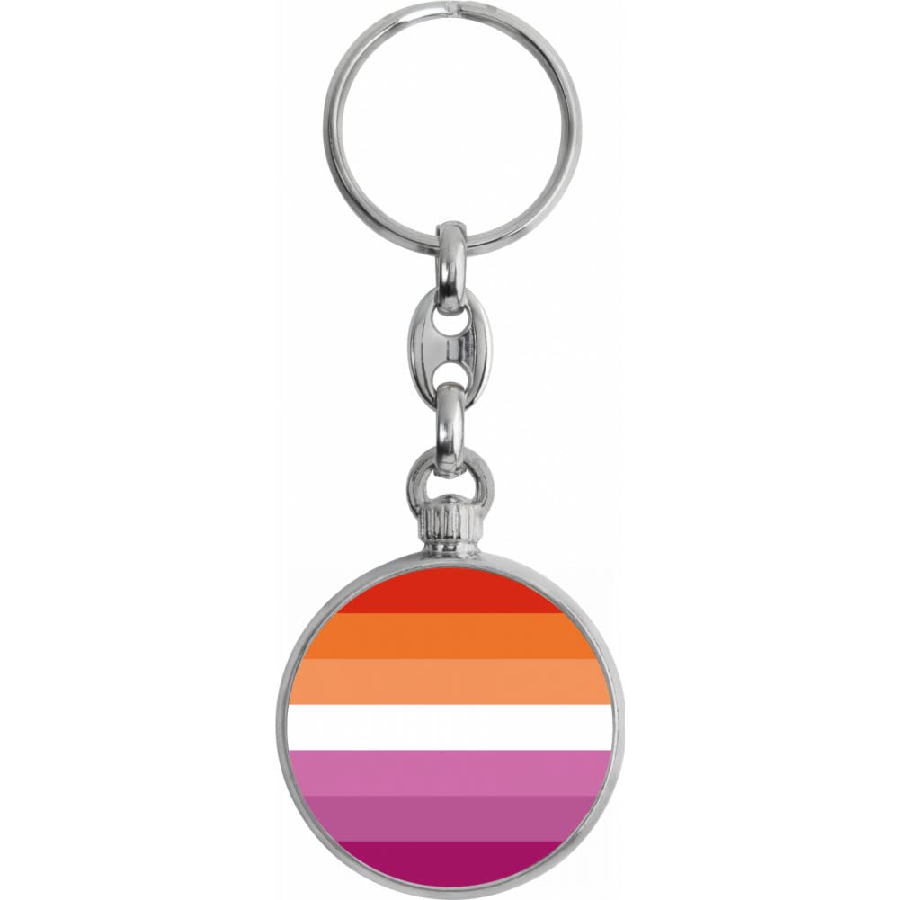 Toff London Pride New Lesbian Flag Keyring