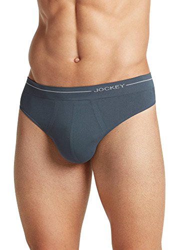 Jockey Men's Underwear Seamfree Thong, Nerves of Steel, M