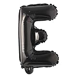 Black 28 inch Letter Balloon Alphabet Number
