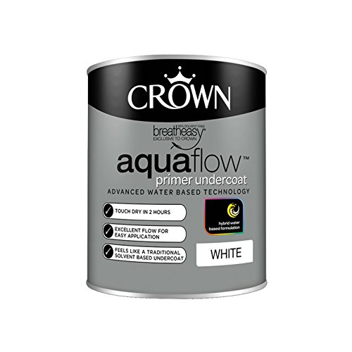 Crown Retail Aquaflow Primer Undercoat White 0.75 L