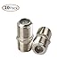 F-Type Coaxial RG6 Connector, Conwork 10-Pack TV RF Cable Extension F81 Coupler Adapter Connects Two Coaxial Video Cables, Female to Female
