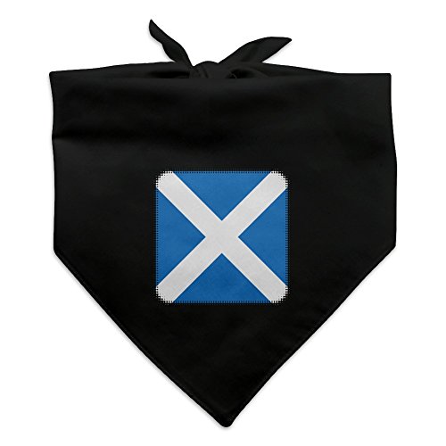 Scotland Scottish Country Flag Dog Pet Bandana - Black