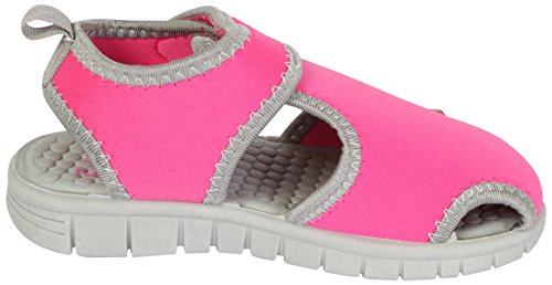 B.U.M. Equipment Girl\'s Water Shoes, Hot Pink/Grey, 10 M US Toddler' - Thumbnail 3