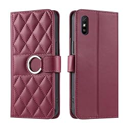 Lucyliy Compatible with Xiaomi Redmi 9A Case Flip
