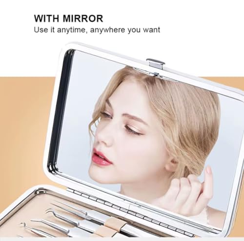 Professional Manicure and Pedicure set and Grooming kit, 22 pieces, with stainless steel Nail clipper, Professtional Nail Beauty set, Portable Leather Case With Mirror, Travel Set.
