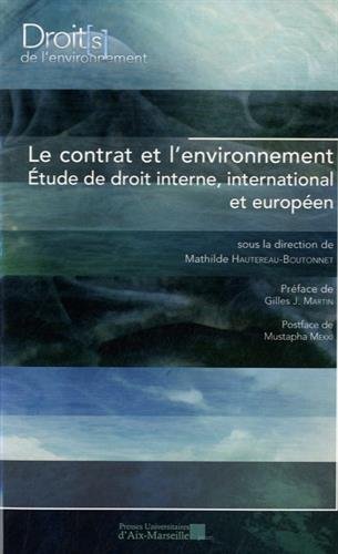 Le  contrat et l'environnement