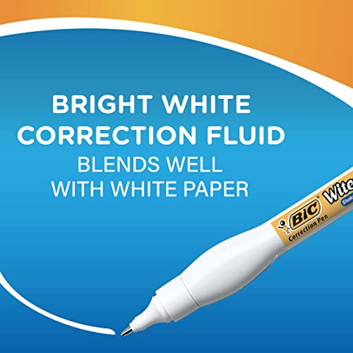 BIC WiteOut Brand Shake 'n Squeeze Correction Pen, 8 ML Correction