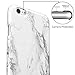 iPhone 6 6s Marble Case, GMYLE Hard Case Print Crystal for iPhone 6 / 6s (4.7 inch Display) - White Marble Pattern Slim Fit Snap On Hard Back Case