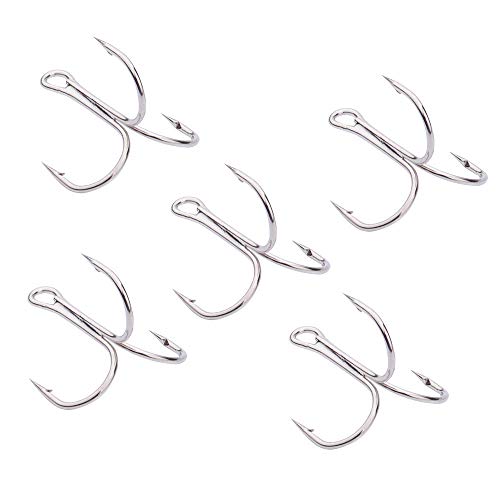 xiangen Sports Freshwater Bass High Carbon Steel Hook Kit Three Hook Hooks Special Hooks Tied Hook Fishing Tackle (1 Set) D - Thumbnail 3