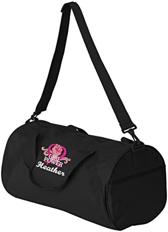 Girl Power Breast Cancer Awareness Personalized Embroidered Duffle Bag