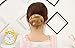 Synthetic Hair (18#) Dark Blonde Chignon Braided Hair Bun Extension Clip in Hair Bun Wedding Hair Piece Bun
