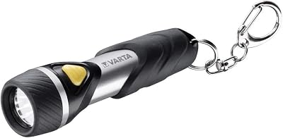 VARTA Day Light Keychain LED Torch w/ Keyring + AAA Battery - Durable Outdoor