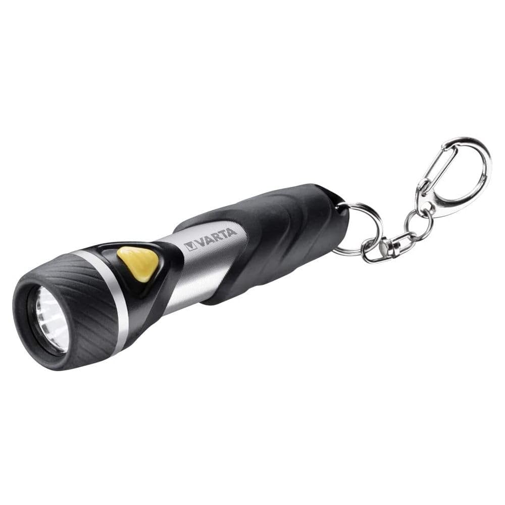 VARTA Day Light Key Chain Light with Key Ring (incl 1xAAA Longlife Power Battery, Ideal for Domestic use, Camping, Fishing, in the Garage, Cases of Emergency, Power cuts, Outdoor)