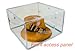 Invisibox -Clear Collapsable Storage Solution for hat boxes, shoe boxes and transparent soft plastic boxes for all household needs. Medium 12