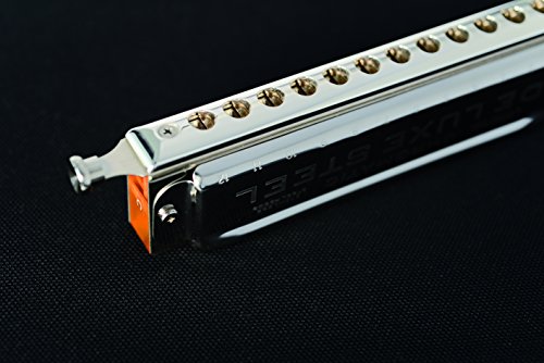 SEYDEL Chromatic DeLuxe Steel Solo Harmonica C