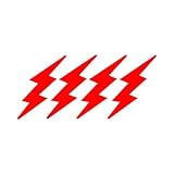 LIGHTNING BOLTS 4 PACK - size: 3