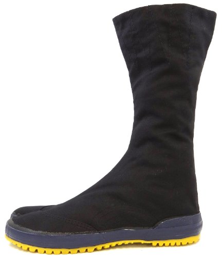 Rikio Tabi Shoes Black Hatashitabi (Outdoor Tabi) (JP 25.5cm approx. US Men s...