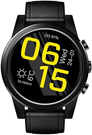 106sasuppg Zeblaze Thor 4 Pro 1.6inch Heart Rate Monitor Sports Smart Watch for Android iOS - Black