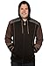 JINX The Witcher 3 Geralt Armor Men's Gamer Zip-Up Hoodie, Black/Brown, X-Large