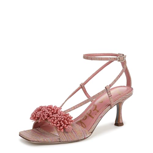 Sam Edelman Women's Phoebe Heeled Sandal, Pink Lily, 8.5
