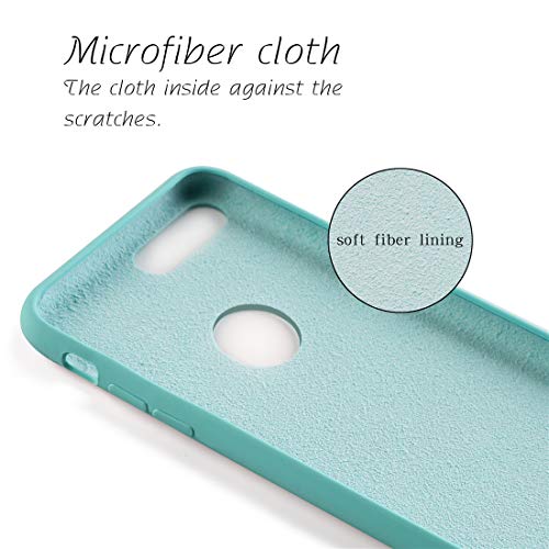 image for Yajuhoy iPhone 8 Plus Case, Liquid Silicone Gel Rubber Slim Fit Soft M