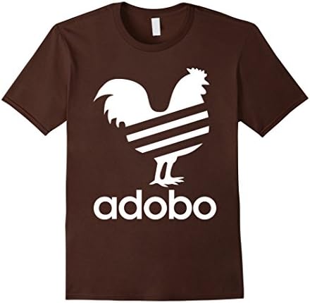 Mens Pinoy Adobo T Shirt Large Brown