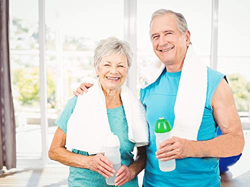 NIcool-Cycling-Towels-Sports-Yoga-Towel-43x1375-100-Cotton-Absorbent-Towels-for-Workout-Fitness-Yoga-Pilates-Travel-Camping-Beach-Black-and-Gray