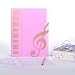 Music folder piano score folder Music folder storage Holder A4 Size Folder,40 Pockets Chorus dedicated Sheet Music Folder