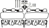 APDTY 726316 Intake Manifold Gasket Kit (Upgraded Metal Design) Includes Upper & Lower Intake Gaskets, EGR Valve Gasket, Valve Cover Gasket, O-Rings,& Bolts for GM 3.1L/3.4L Engine (Replaces 19169127)